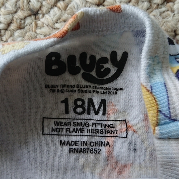 Bluey Pajama Set, 2-Piece, Sizes 18M - Picture 3 of 10